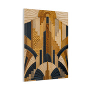 Art Deco Textile Geometric Tapestry Wall Art & Canvas Print