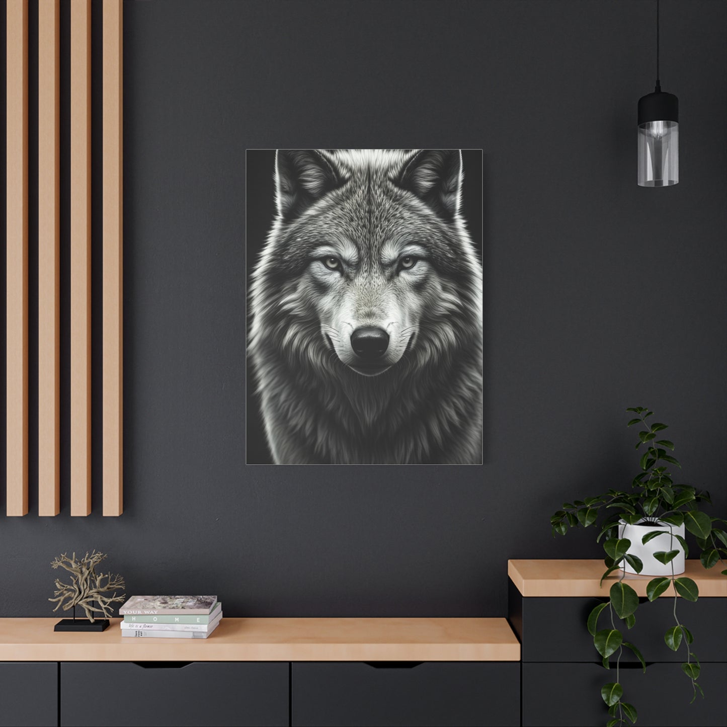 Arctic Wolf Intense Portrait Wall Art & Canvas Prints