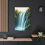 Lush Forest Waterfall Wall Art & Canvas Prints