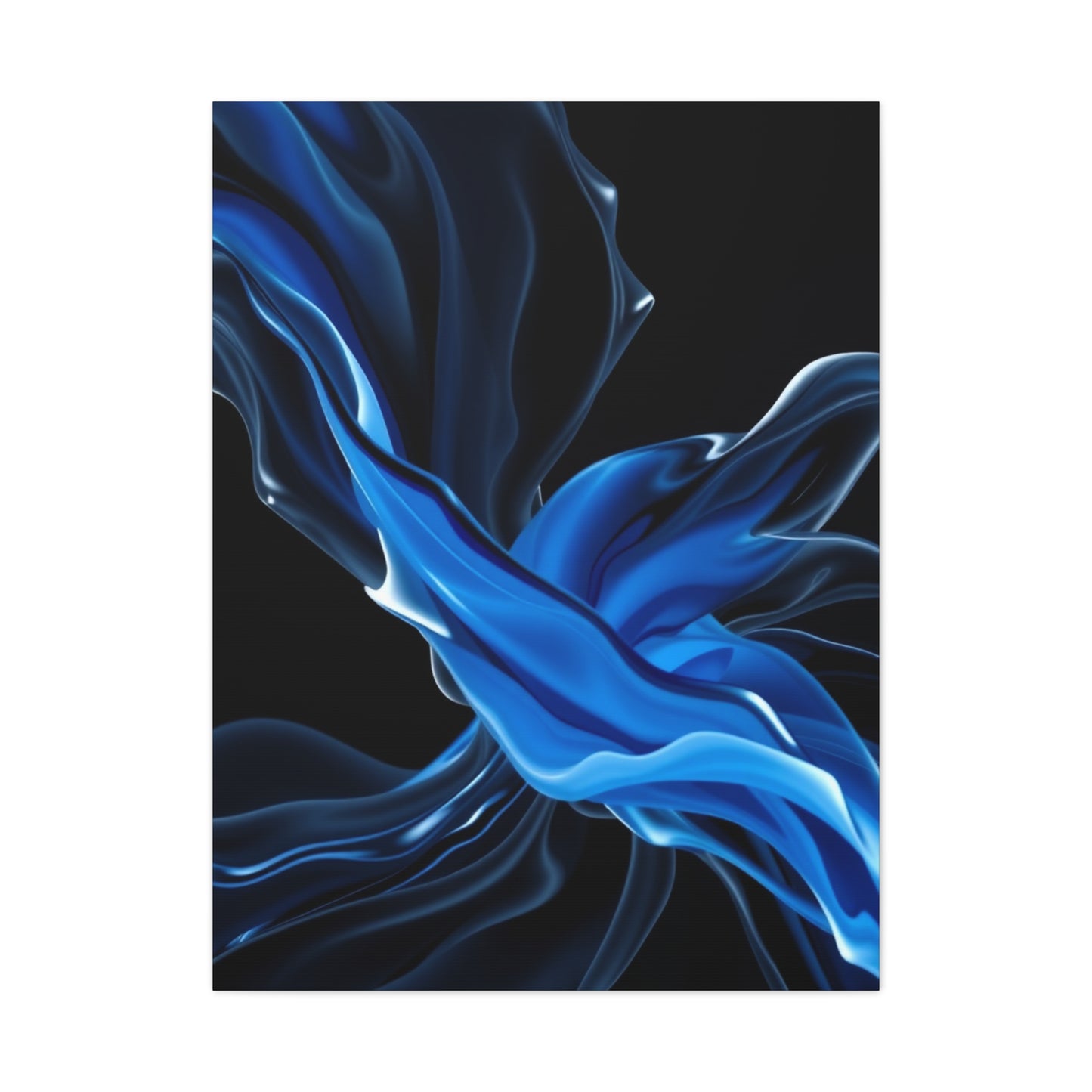 Supreme Black, White & Blue Art Beautiful Collection Wall Art & Canvas Print
