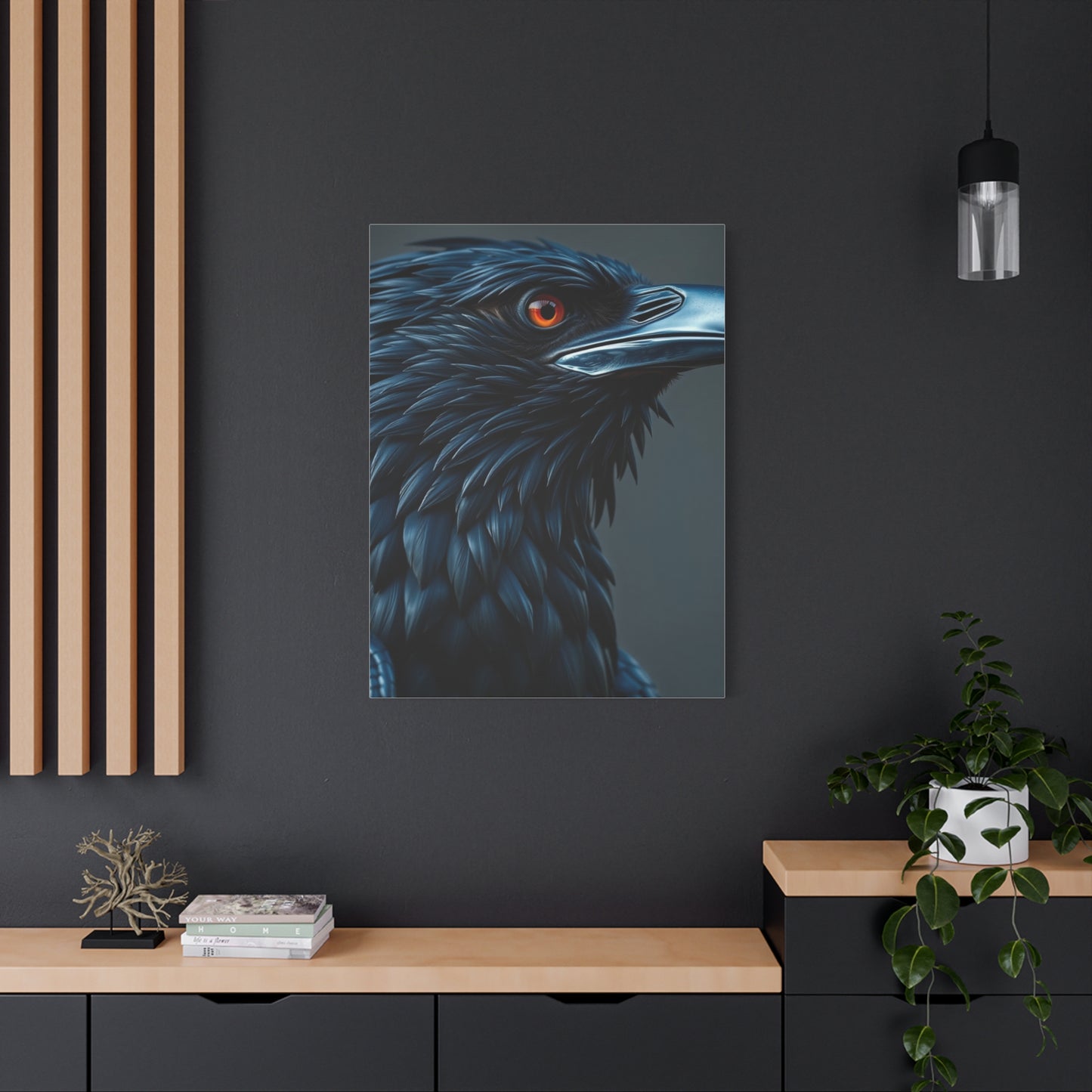 Raven Majesty Canvas wall art & canvas print