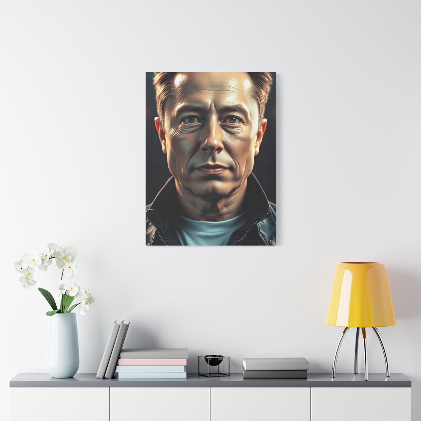 Elon Musk Art Supreme Canvas Wall Art & Canvas Print