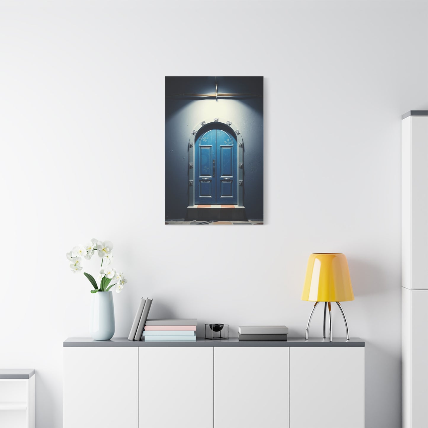 Blue and White Art Supreme Gallery Wall Art & Canvas Print