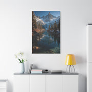Serene Alpine Lake Reflection Wall Art & Canvas Print