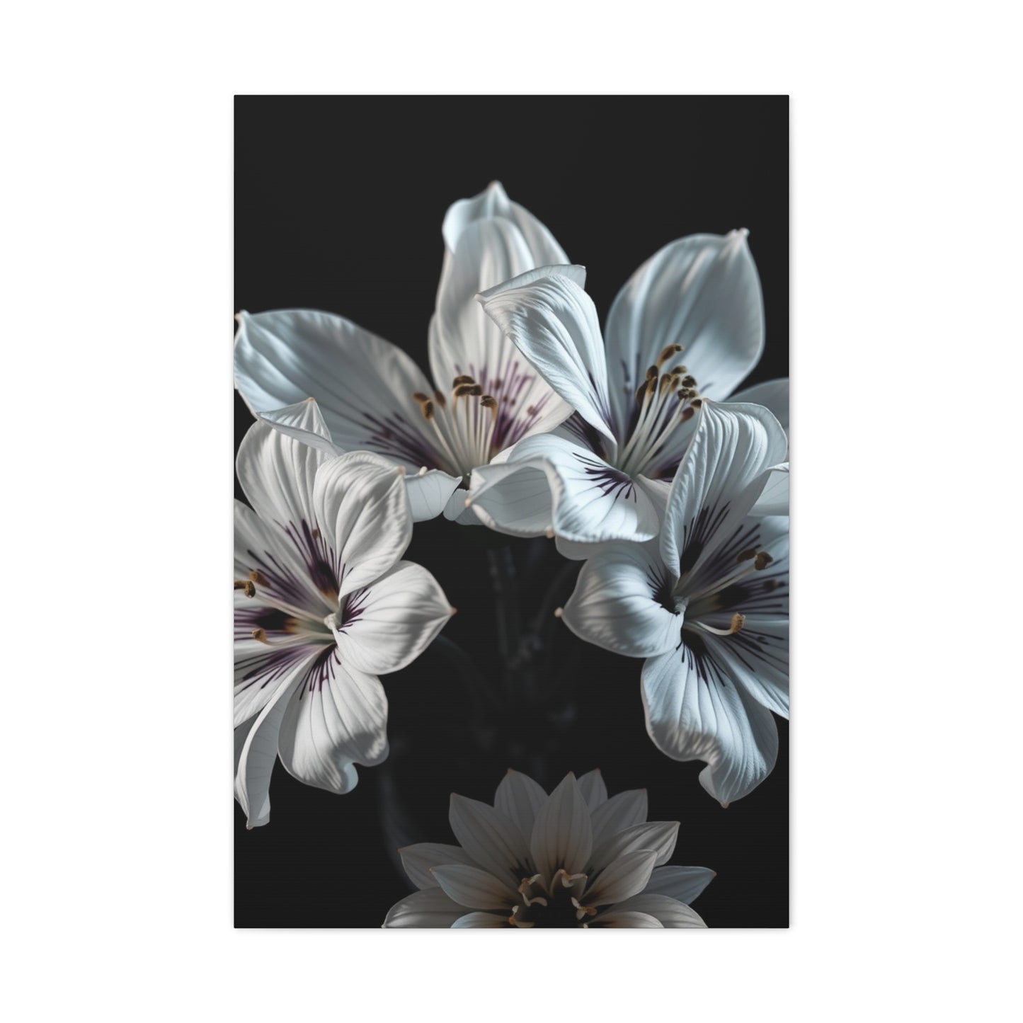 Grayscale Blossom Reverie Wall Art & Canvas Print