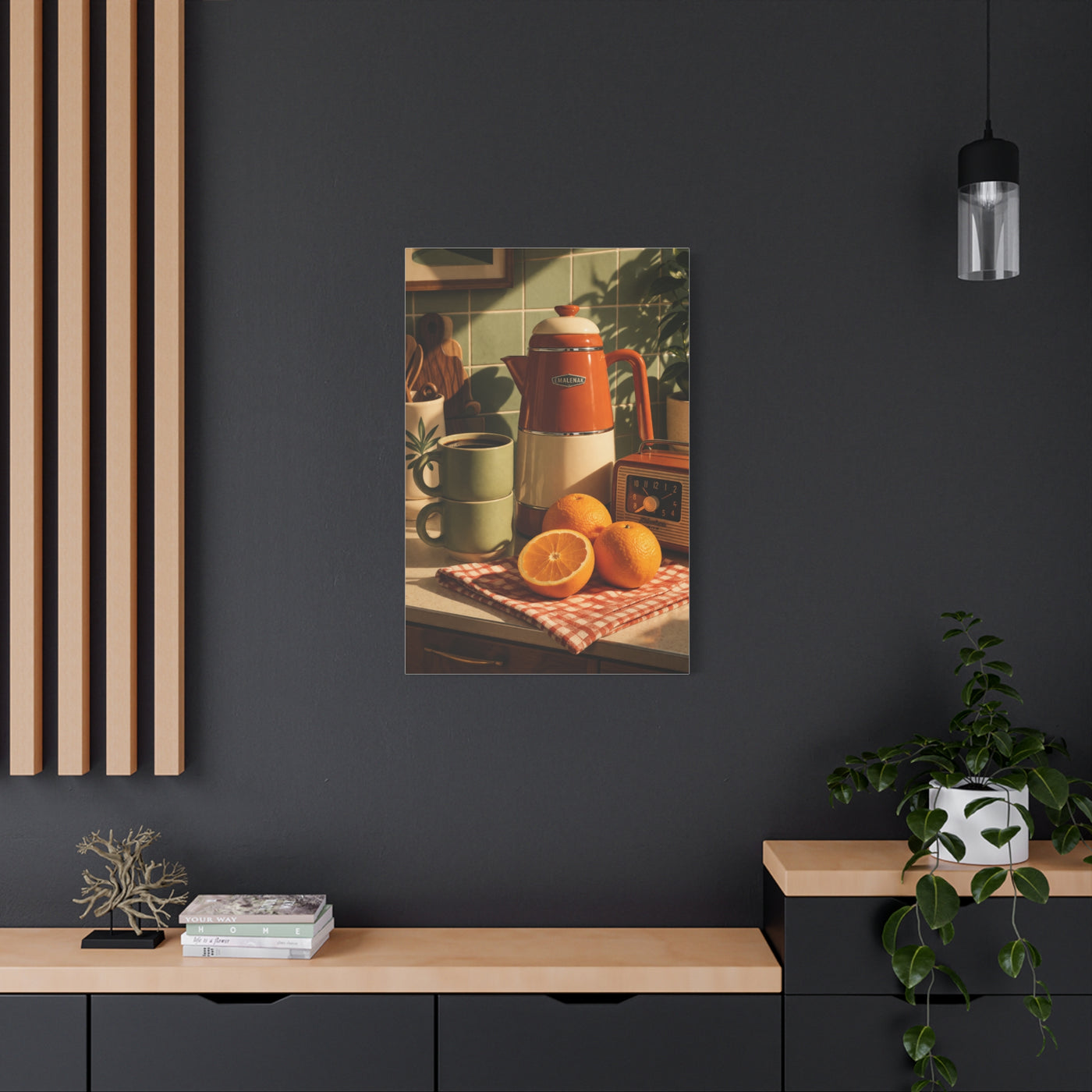 Retro Kitchen Still Life Composition Wall Art & Canvas Print