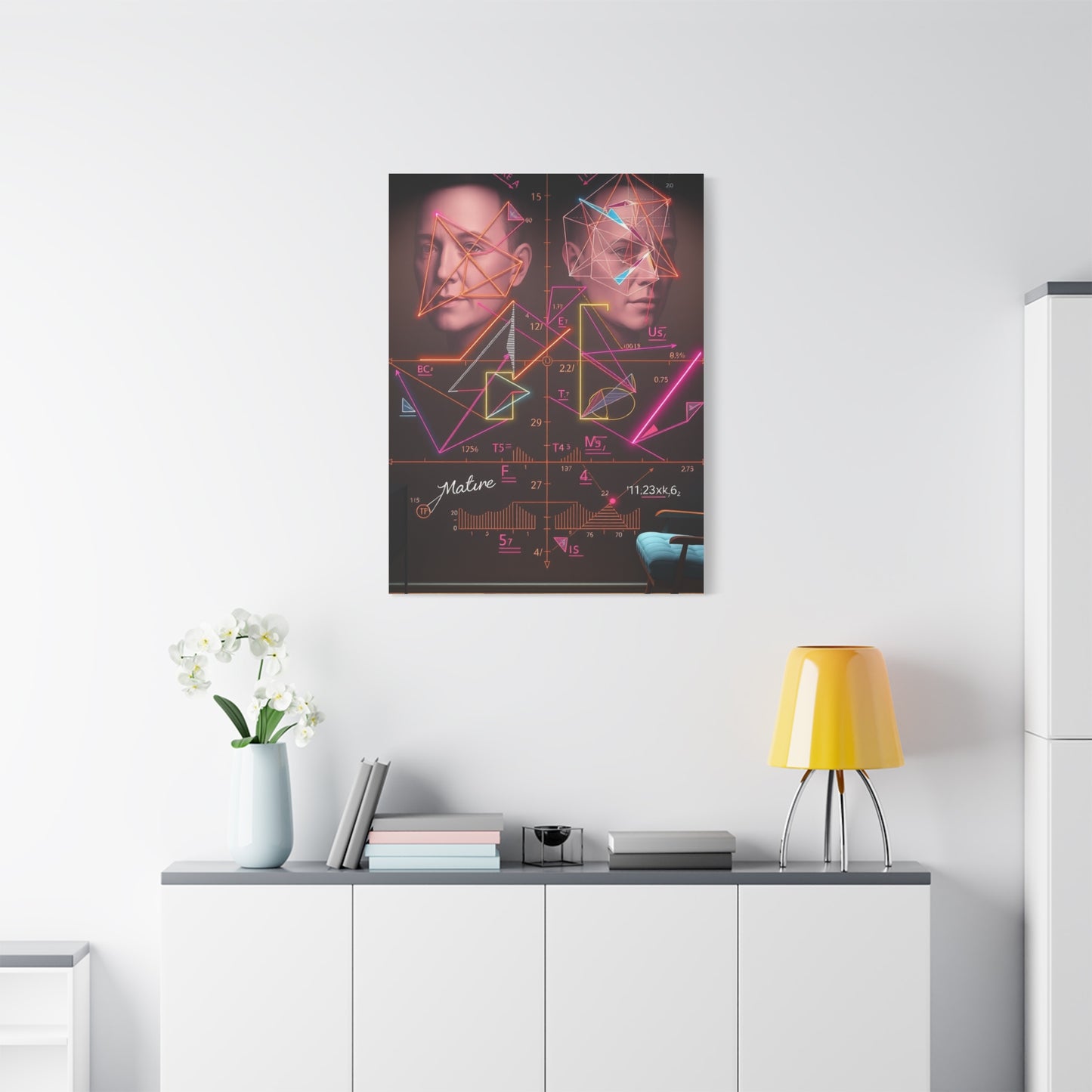 Collection Modern Math Art for Creative Spaces Art Wall Art & Canvas Print
