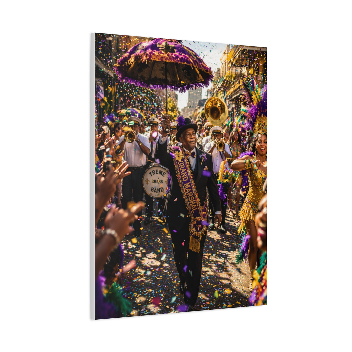 Grand Marshal Brass Band Parade Wall Art & Canvas Print
