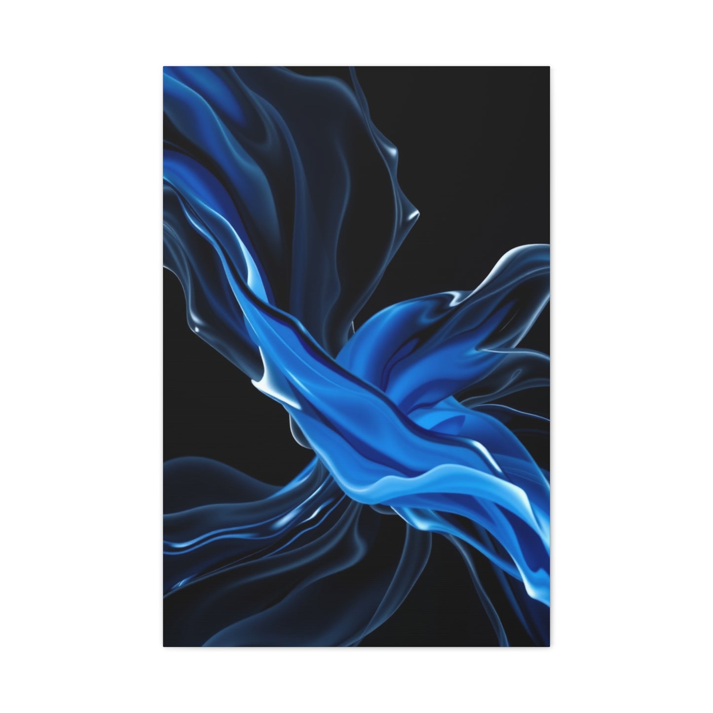 Supreme Black, White & Blue Art Beautiful Collection Wall Art & Canvas Print
