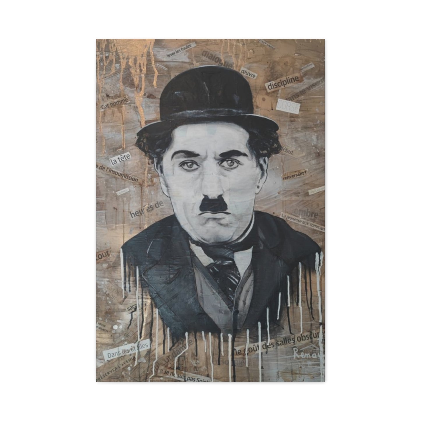 Charlie Chaplin Man Cave Decor Wall Art & Canvas Prints