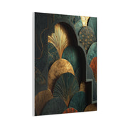 Emerald Art Deco Architectural Wall Art & Canvas Print