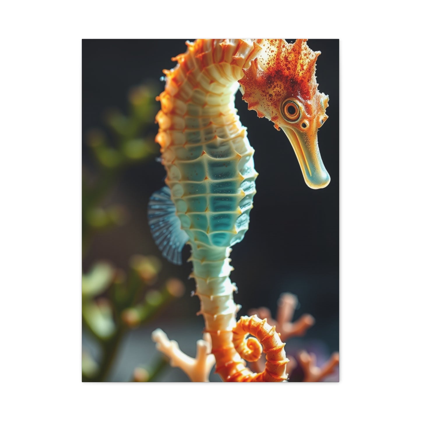 Vision Seahorse Art Art Wall Art & Canvas Print