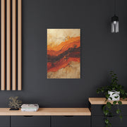 Impasto Terracotta Texture Statement Wall Art & Canvas Print