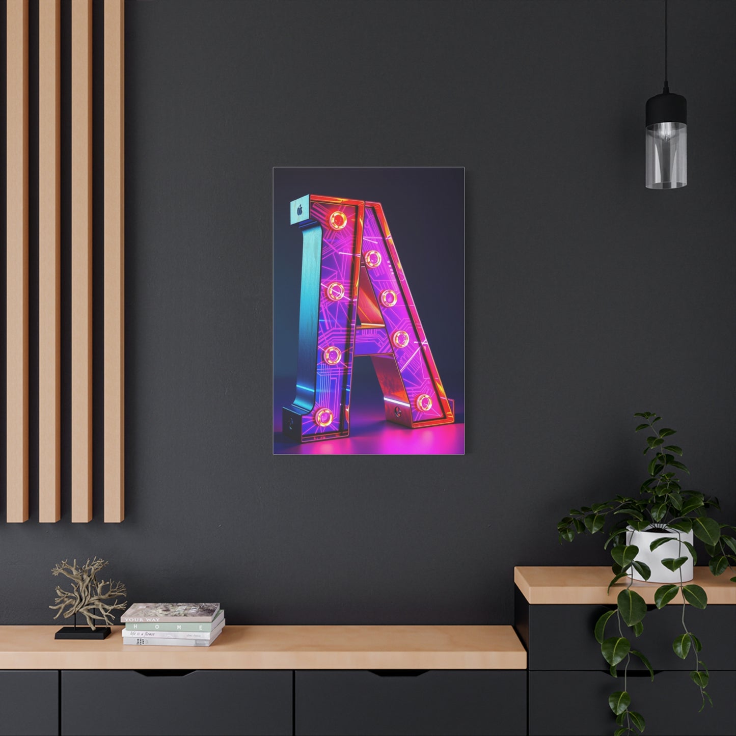 A Alphabet & Letter Art Artisan Canvas Wall Art & Canvas Print
