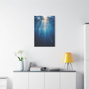 Underwater Sunlight Depth Ocean Scene Wall Art & Canvas Print