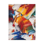 Bold Multicolor Abstract Brushstroke Wall Art & Canvas Print