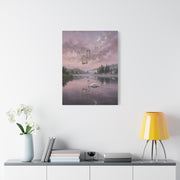 Surreal Swan Dreamscape Reflection Wall Art & Canvas Print