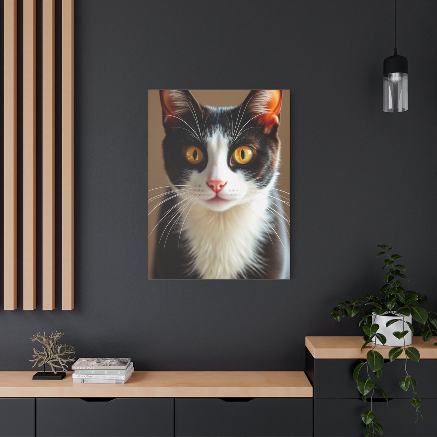 Tuxedo Cat Art Supreme Canvas Wall Art & Canvas Print