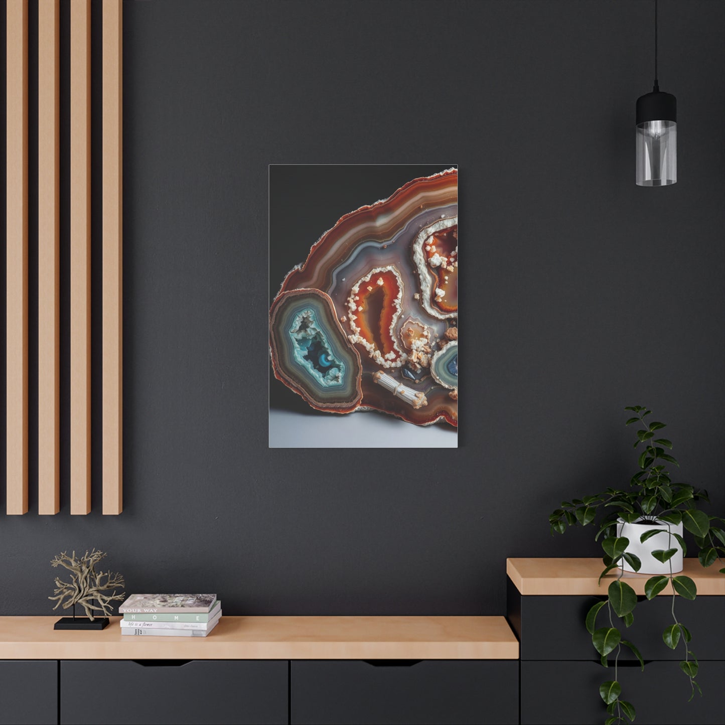 Agates, Geodes & Minerals Art Refined Canvas Wall Art & Canvas Print