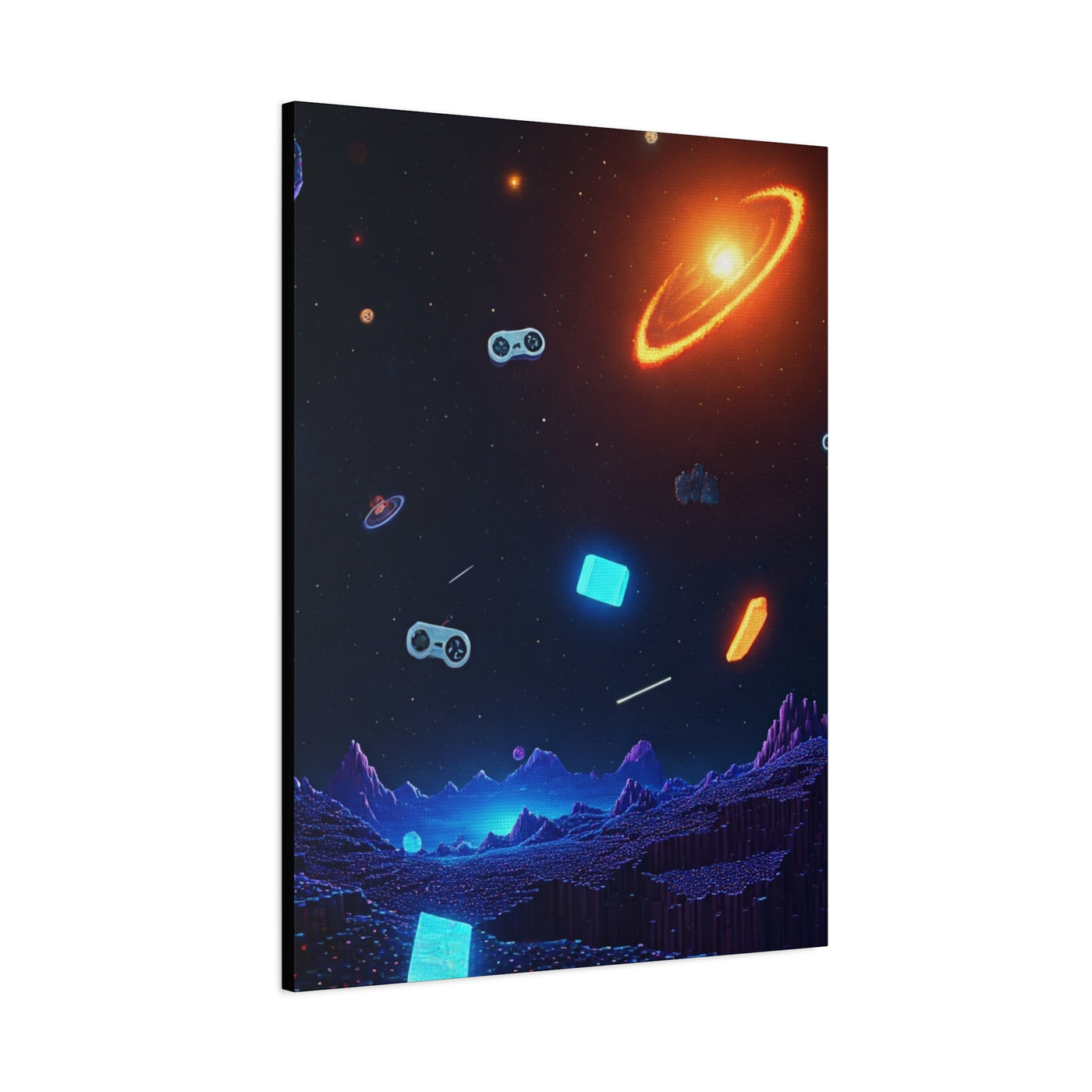 Cosmic Gaming Universe Wall Art & Canvas Prints