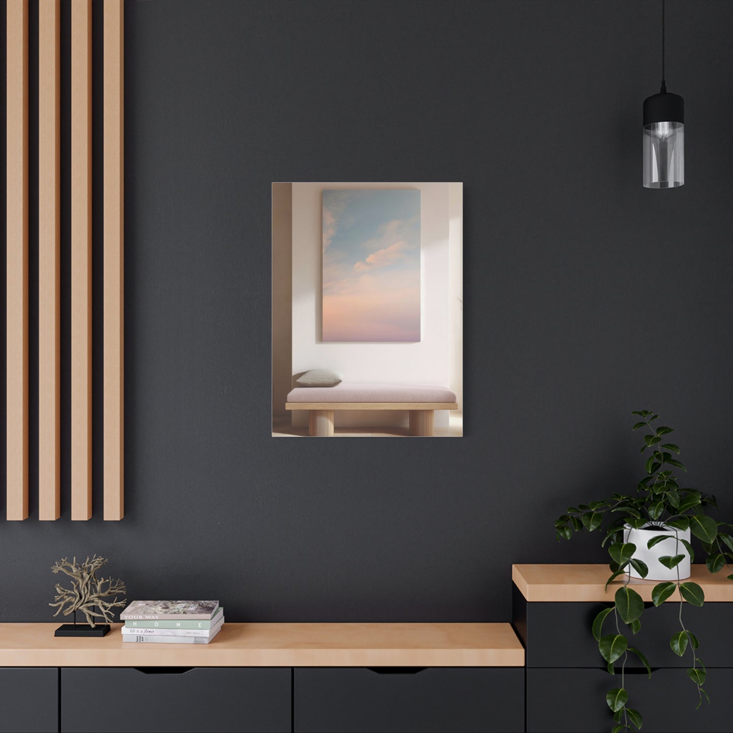 Soft Horizon Spa Waiting Room Wall Art & Canvas Print