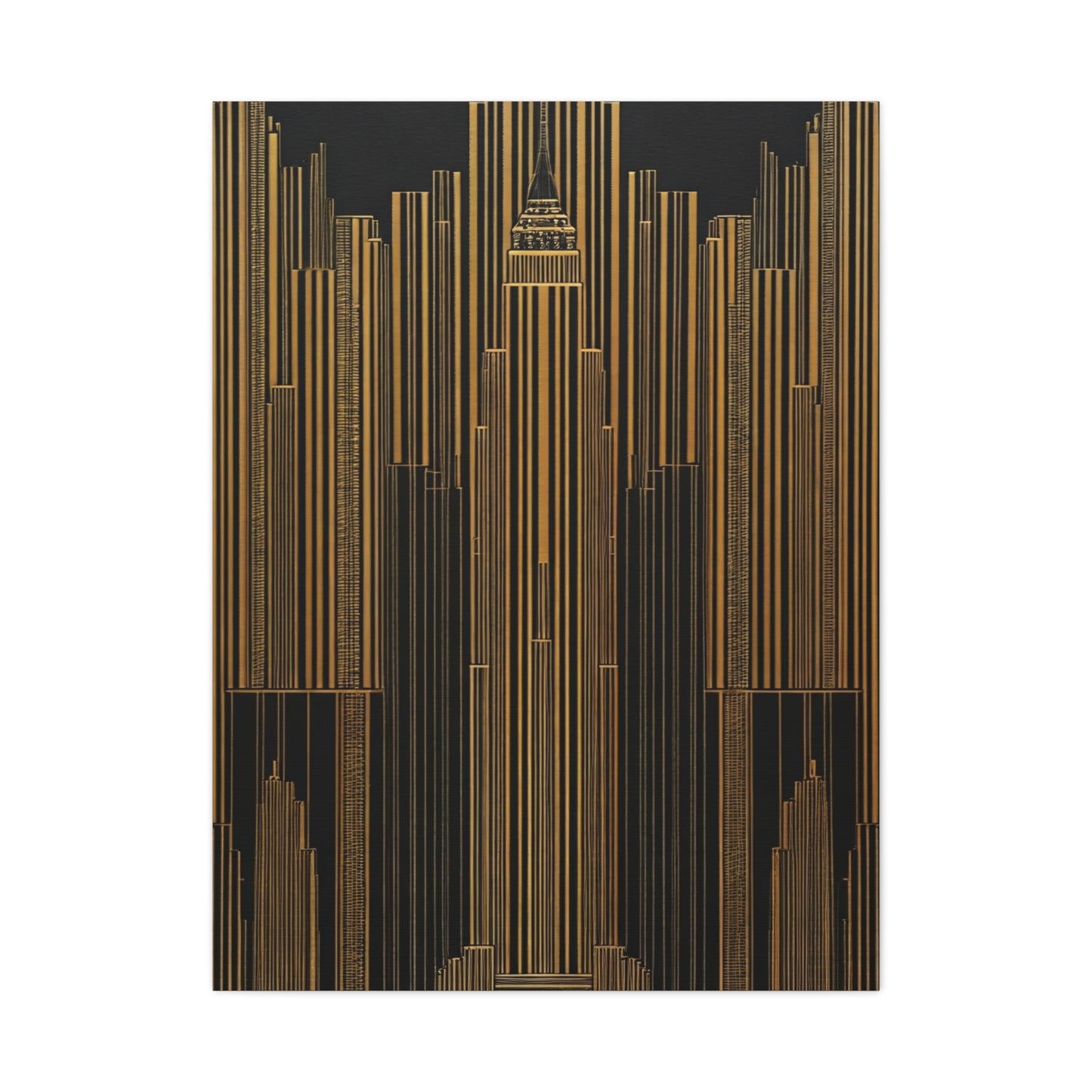 Majestic Golden City Towers Wall Art & Canvas Prints