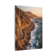 Winding Coastal Highway Above Ocean Cliffs Wall Art & Canvas Print