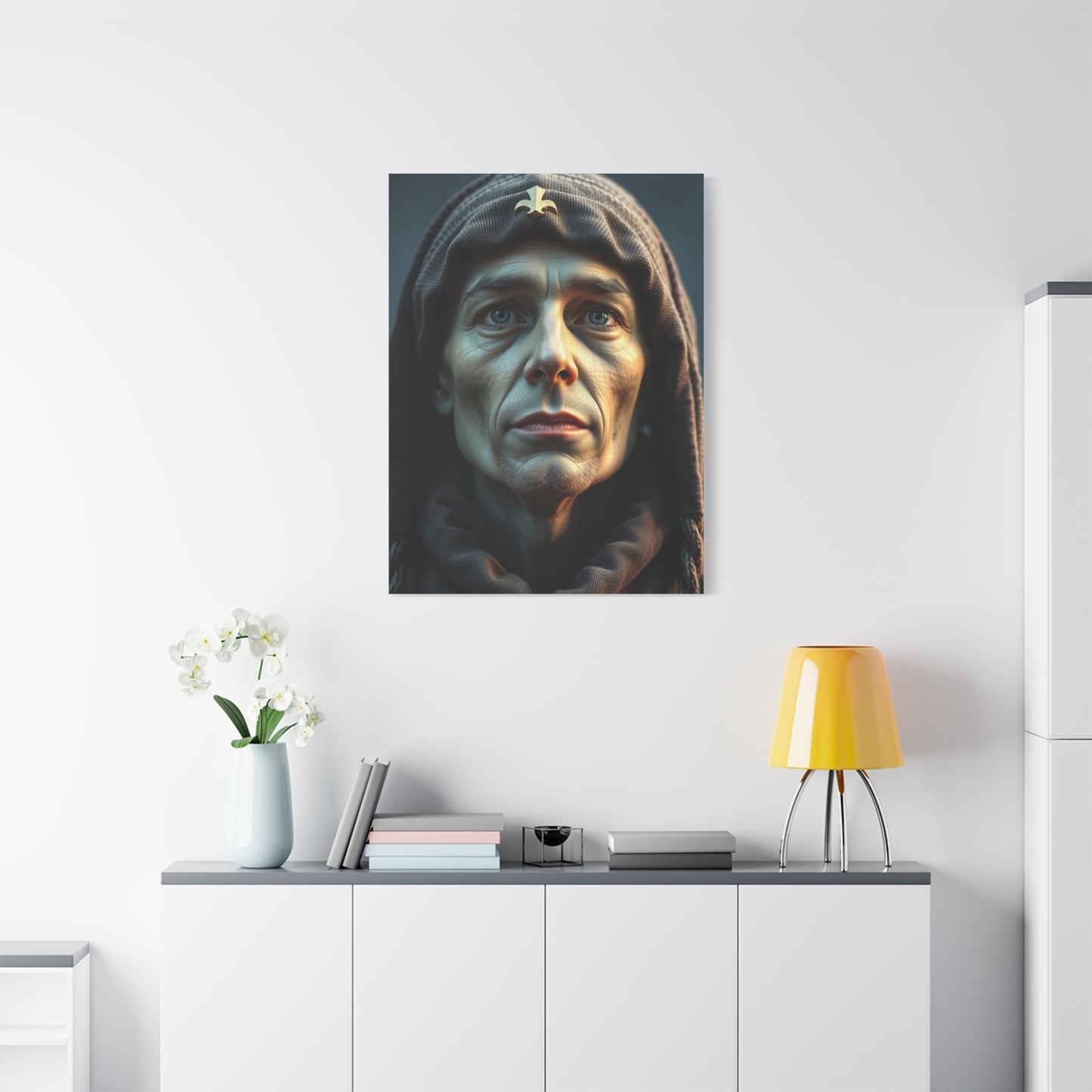 Blue & Gray Art Luxury Canvas Wall Art & Canvas Print