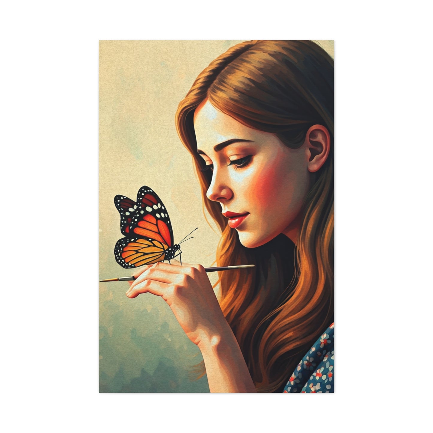 Butterfly Inspiration Portrait Wall Art & Canvas Prints