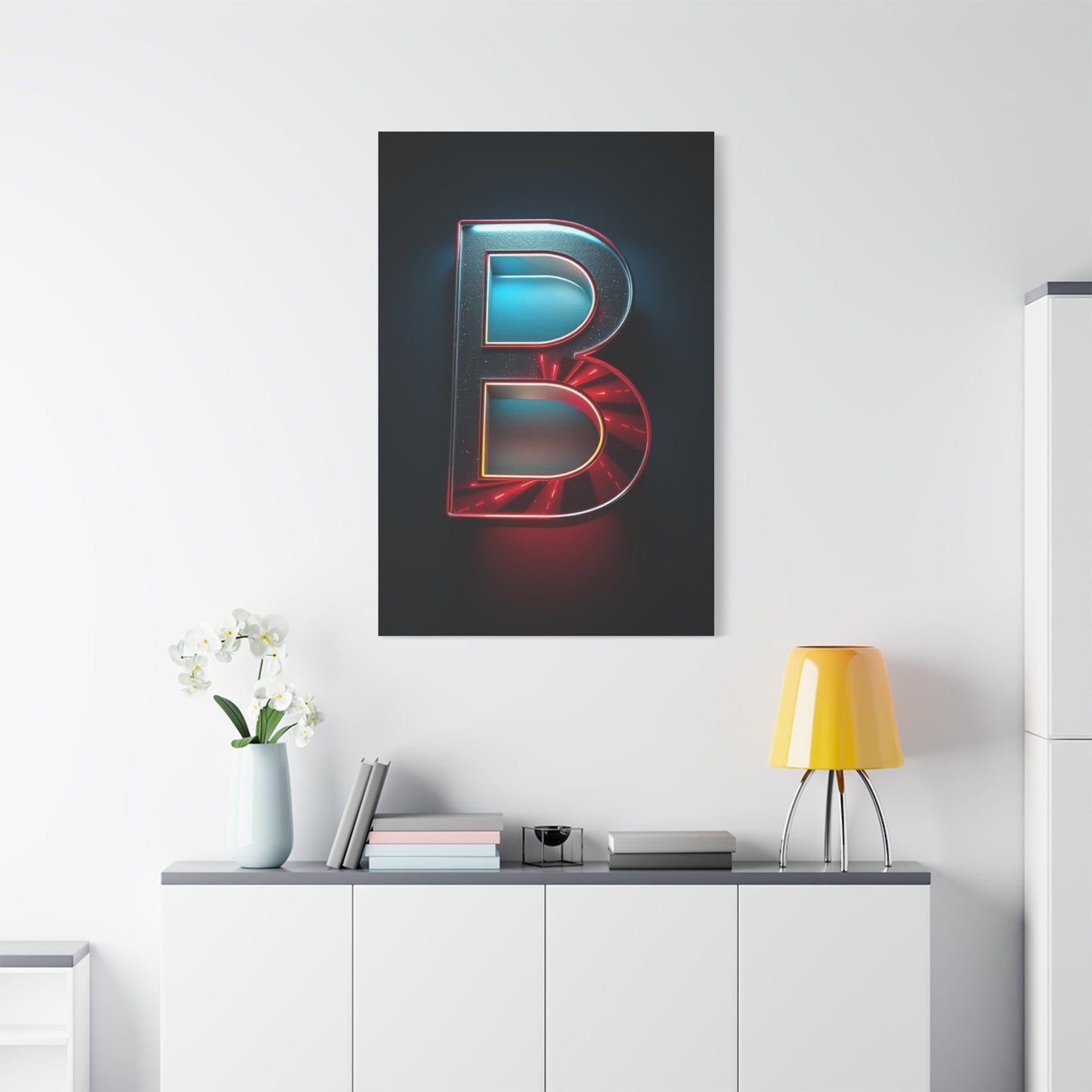 Alphabet & Letter Art Luxury Canvas Wall Art & Canvas Print