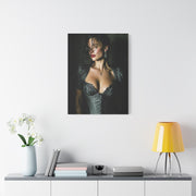 High-Fashion Satin Portrait Wall Art & Canvas Print