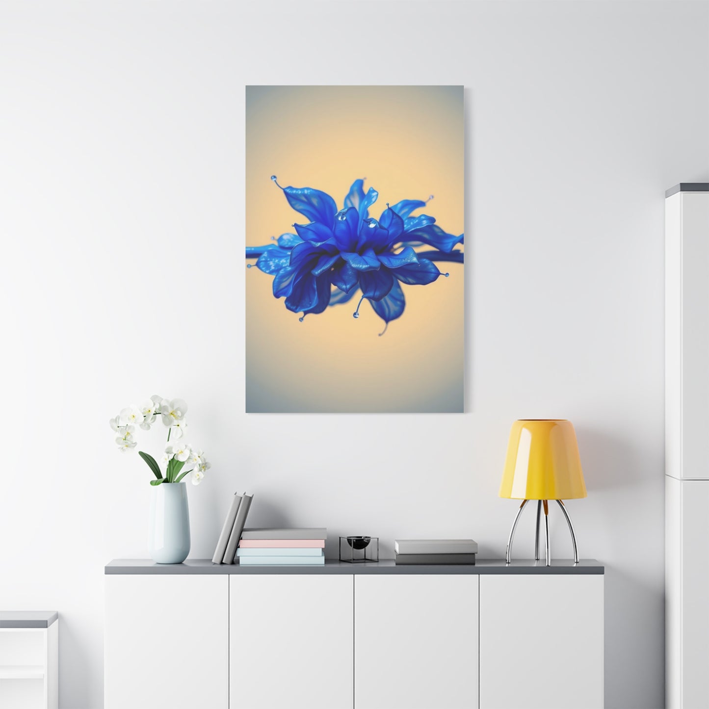 Supreme Collection Blue & Gray Art Wall Art & Canvas Print