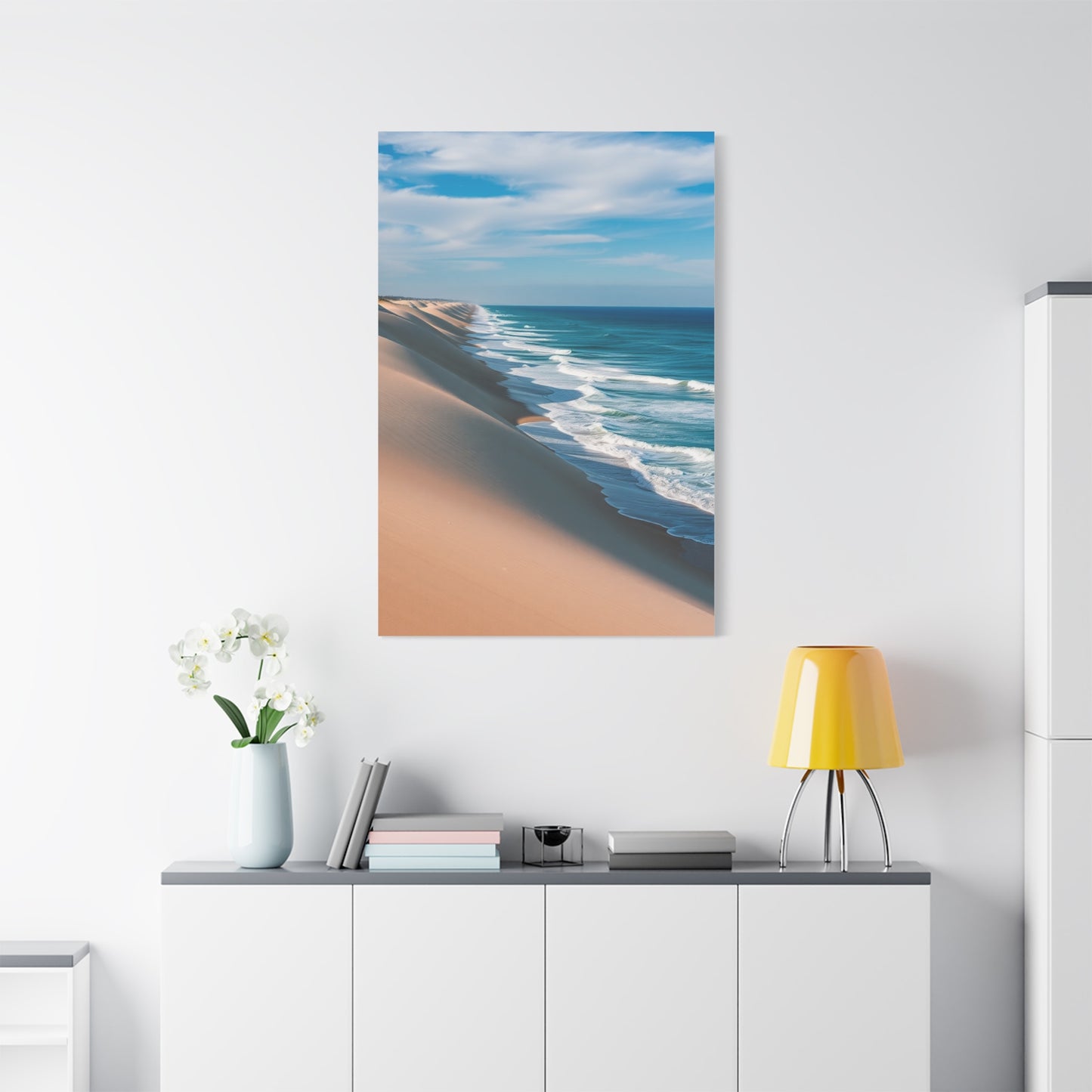 Coastal Sand Dunes Art Luxury Canvas Wall Art & Canvas Print