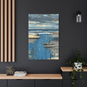 Coastal Horizon Abstract Seascape Wall Art & Canvas Print
