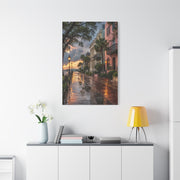 Charleston Battery District After Rain Wall Art & Canvas Print