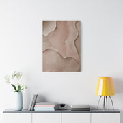 Wabi-Sabi Pink Blush Plaster Texture Wall Art & Canvas Print