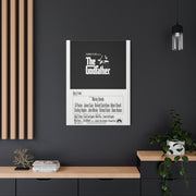 The Godfather Movie Poster Wall Art & Canvas Print