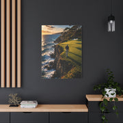 Cliffside Ocean Golf Green Wall Art & Canvas Print