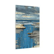 Coastal Horizon Abstract Seascape Wall Art & Canvas Print