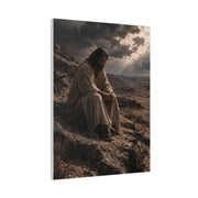 Jesus in the Wilderness Reflection Wall Art & Canvas Print