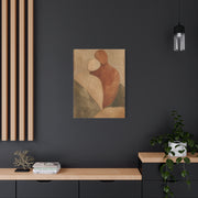 Minimal Abstract Embrace Romance Wall Art & Canvas Print