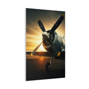 Propeller Power at Golden Hour Wall Art & Canvas Prints