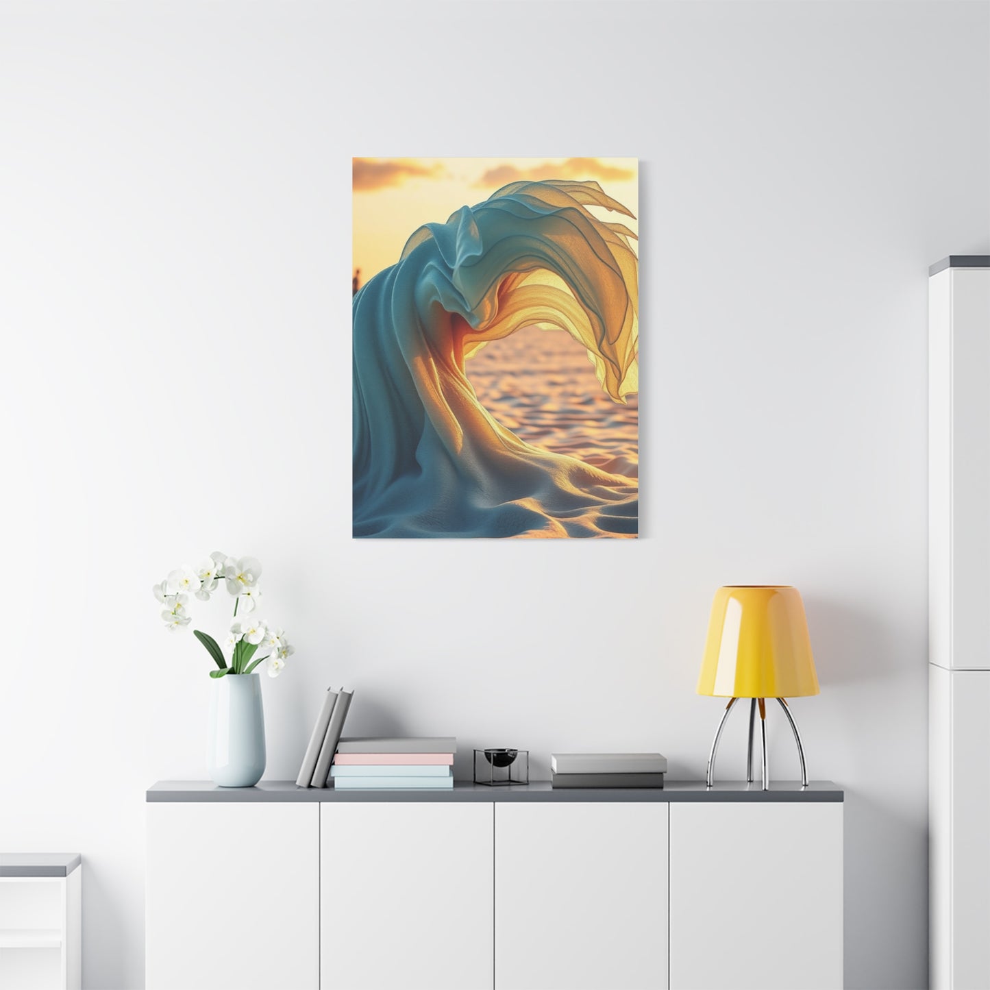 Vibrant Coastal Tapestry Wall Art & Canvas Print
