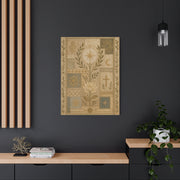 Interfaith Sacred Symbol Textile Wall Art & Canvas Print