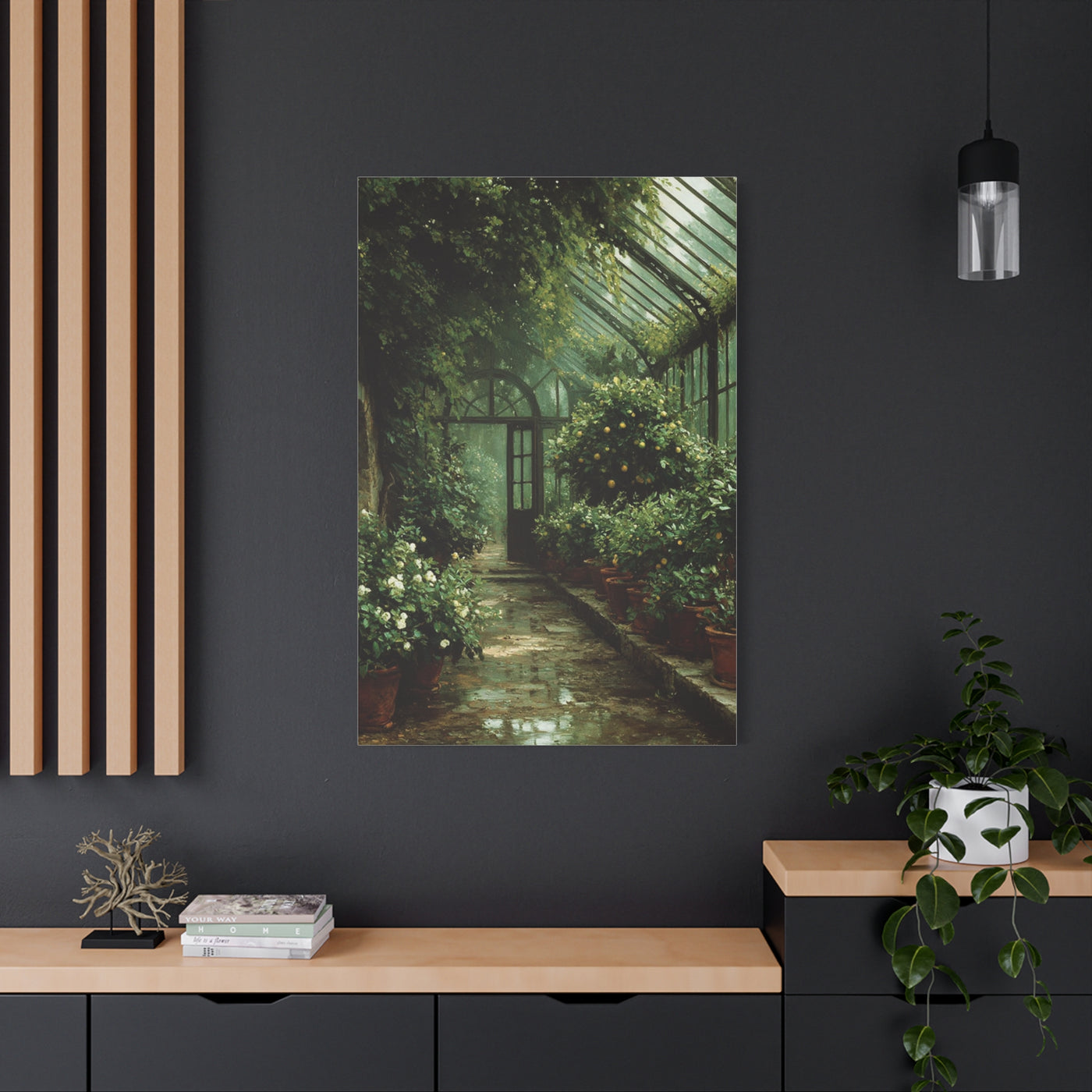 Vintage Greenhouse Garden Wall Art & Canvas Print