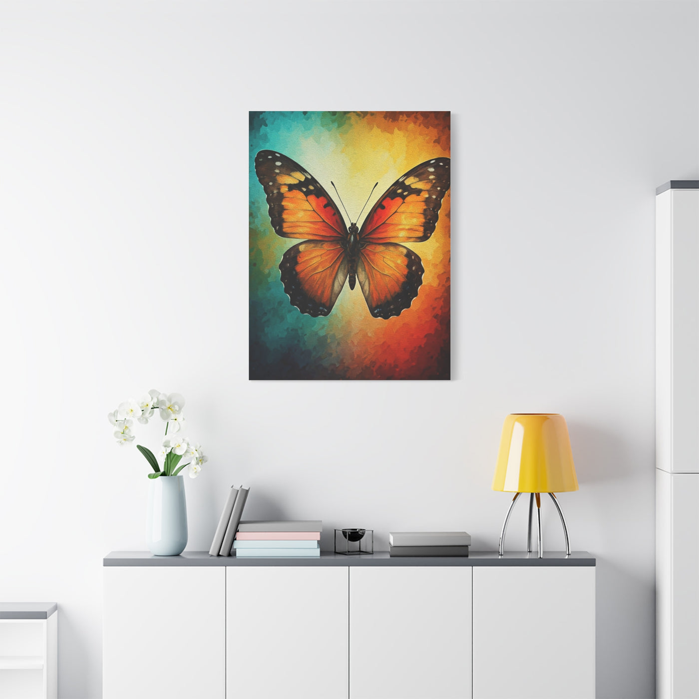Vibrant Monarch Butterfly Spectrum Wall Art & Canvas Prints