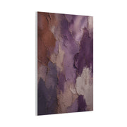 Wabi-Sabi Plum Texture Abstraction Wall Art & Canvas Print