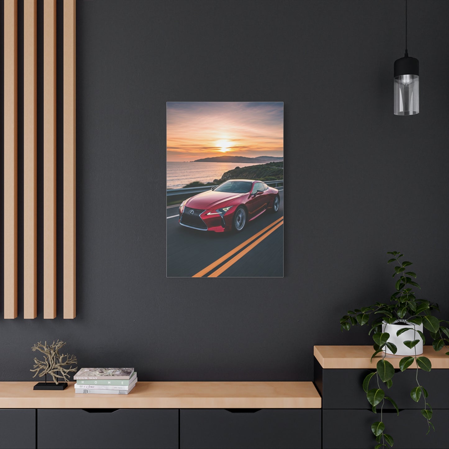 Lexus LC 500 Luxury Scenic Drive Wall Art & Canvas Prints