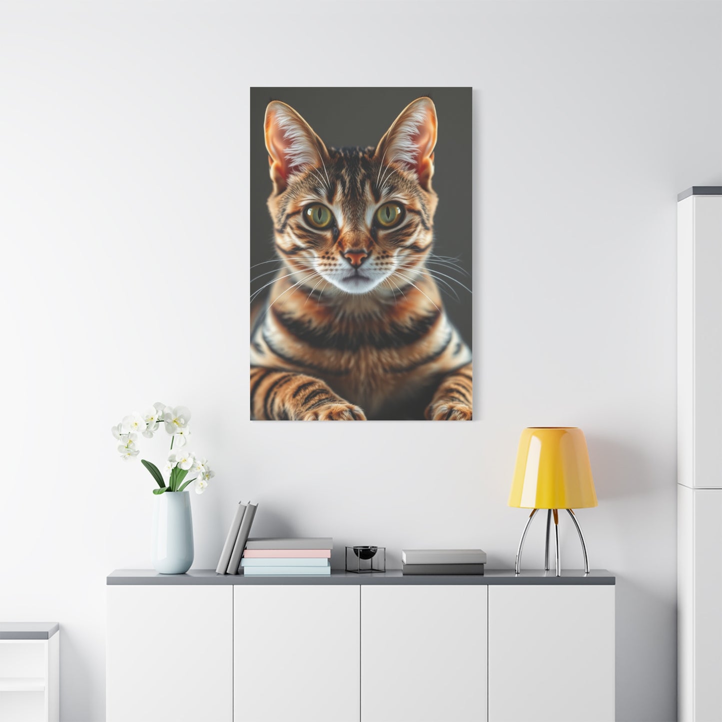 Tabby Cat Art Supreme Canvas Wall Art & Canvas Print