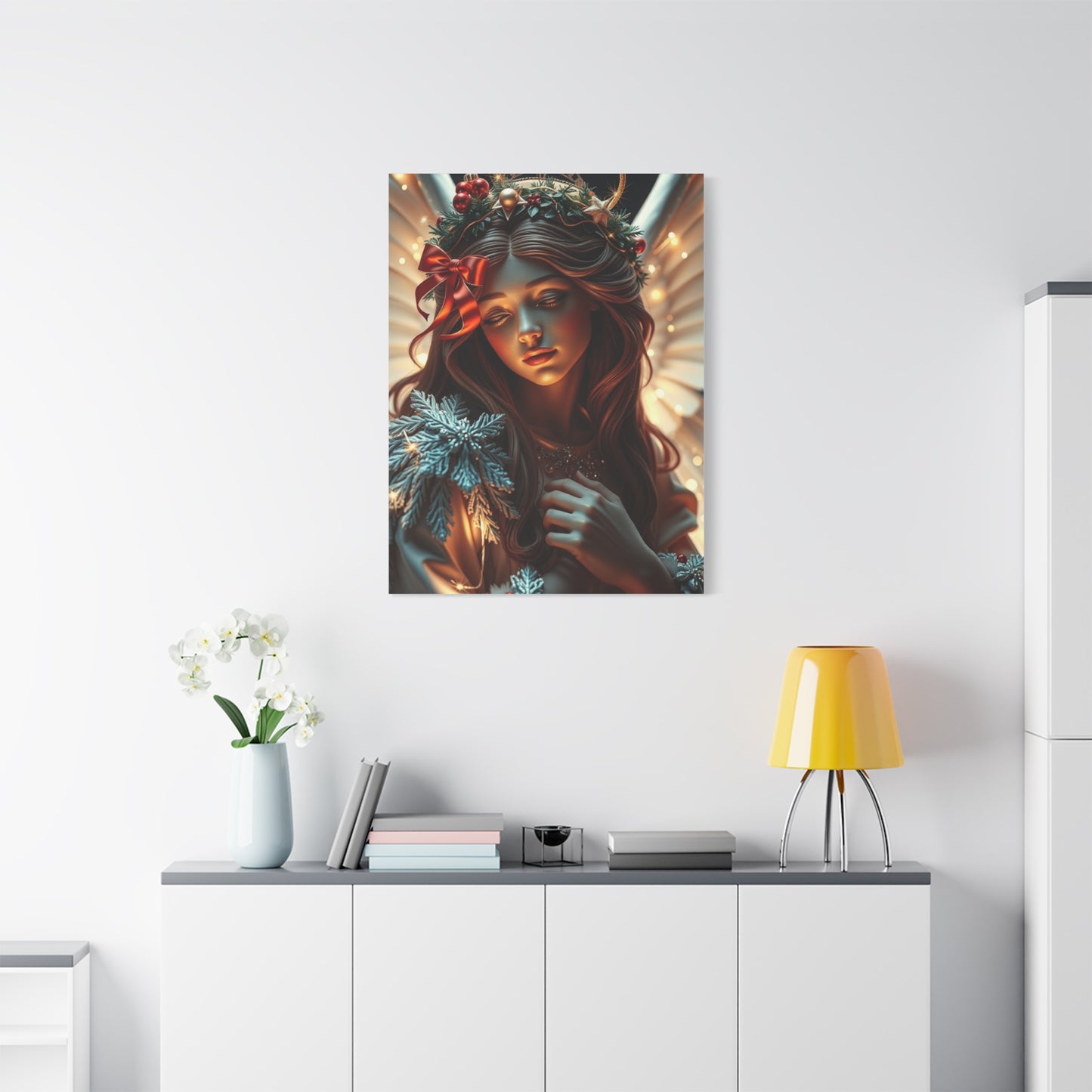 Christmas Angel Art Luxury Canvas Wall Art & Canvas Print